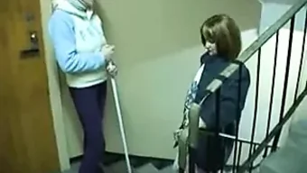 Lesbian maid and mature mom engage in sexual activities