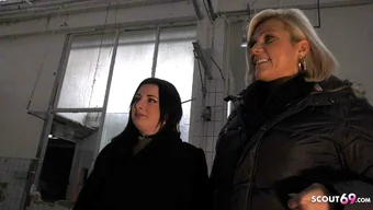 German MILF and teen discuss a steamy foursome encounter